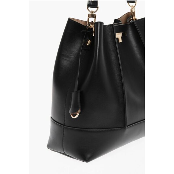 Testoni Leather LINDA Shoulder Bag with Matching Pouch - Image 3