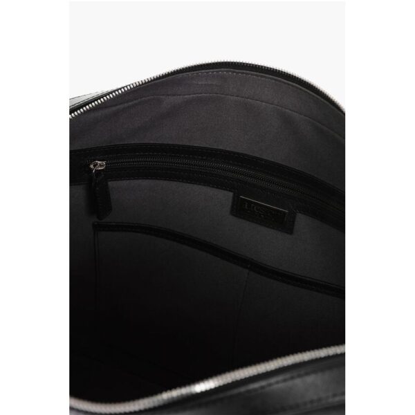 Testoni Saffiano Leather Bag with Double Handle - Image 5