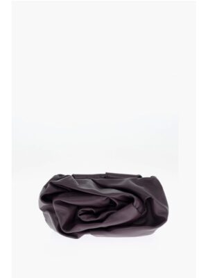 Burberry Leather ROSE Clutch with Pleated Detail