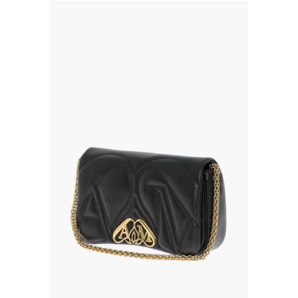 Alexander McQueen Quilted SEAL Bag with Removable Shoulder Strap - Image 3