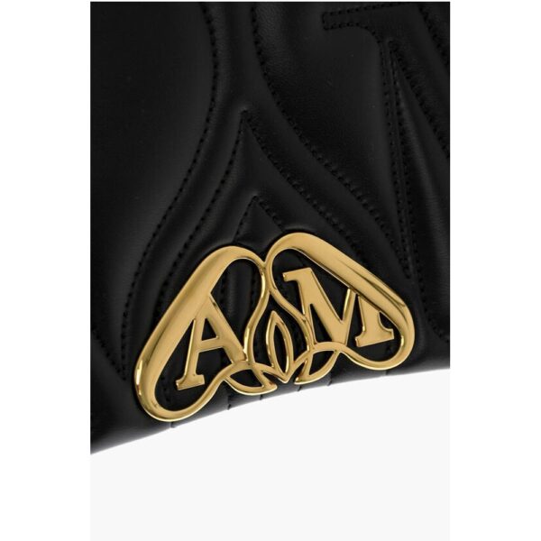 Alexander McQueen Quilted SEAL Bag with Removable Shoulder Strap - Image 4