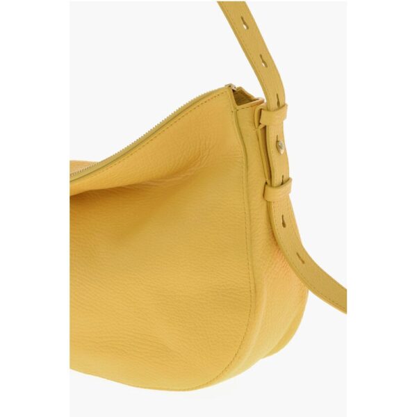 Burberry Textured Leather SM KNIGHT Shoulder Bag with Metal Details - Image 3