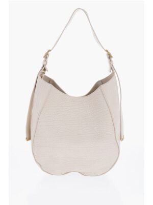 Burberry Grained Leather CHESS Bag with Removable Clutch
