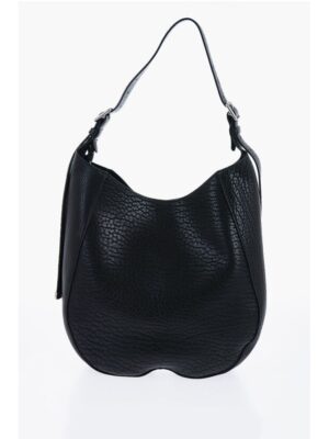 Burberry Grained Leather CHESS Bag with Removable Clutch
