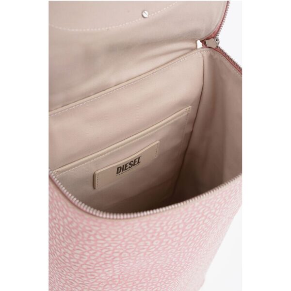 Diesel Embossed Leather Backpack with Applicated Logo - Image 5