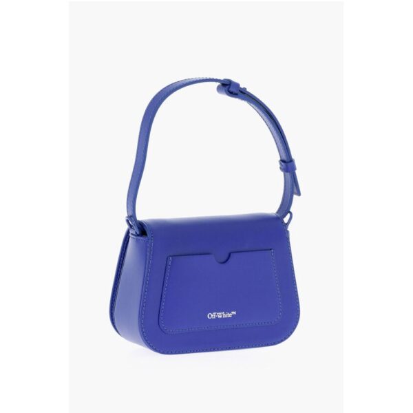 Off-White Solid Color Leather SKELETON BINDER Shoulder Bag - Image 2