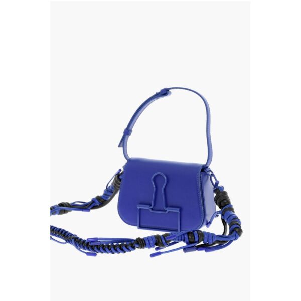 Off-White Solid Color Leather SKELETON BINDER Shoulder Bag - Image 3