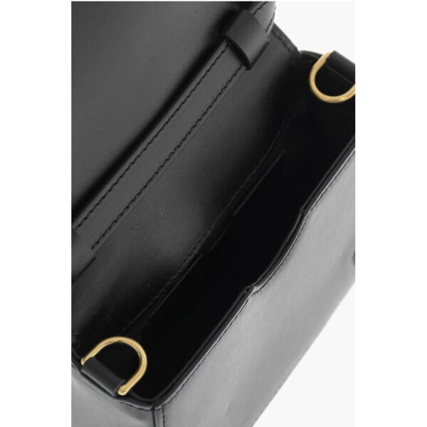 Off-White Leather SKELETON BINDER Shoulder Bag with Golden Detail - Image 5