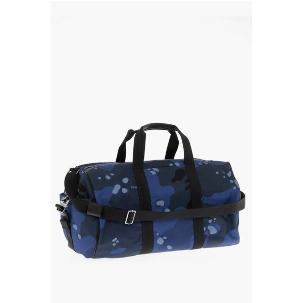 Off-White Camouflage Motif Travel Duffle Bag - Image 2