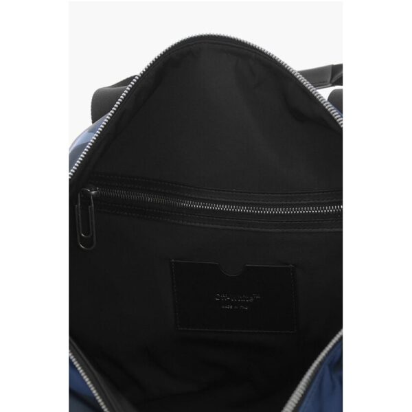 Off-White Camouflage Motif Travel Duffle Bag - Image 5