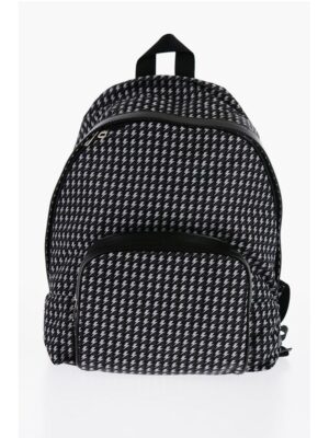 Neil Barrett All-Over Thunderbolt Printed Fabric Backpack