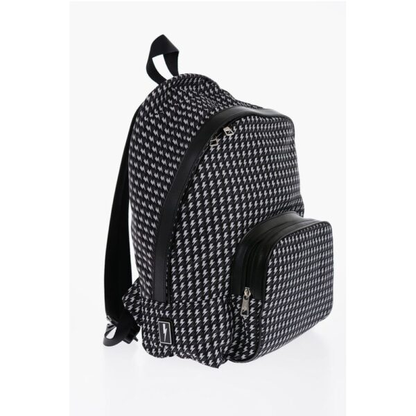 Neil Barrett All-Over Thunderbolt Printed Fabric Backpack - Image 2