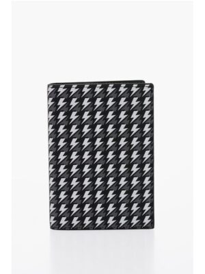 Neil Barrett All Over Logo Leather Wallet