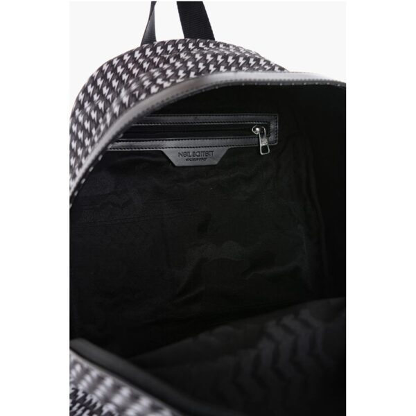 Neil Barrett All-Over Thunderbolt Printed Fabric Backpack - Image 5