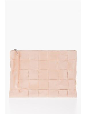 Bottega Veneta Braided Design Leather Clutch