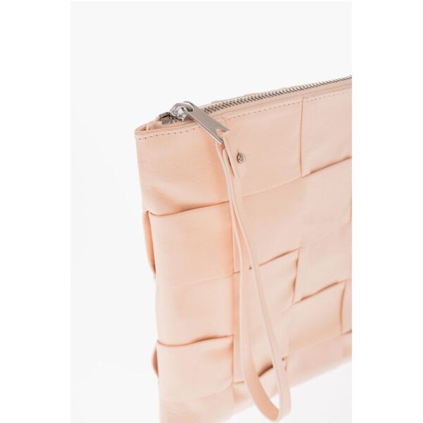 Bottega Veneta Braided Design Leather Clutch - Image 3