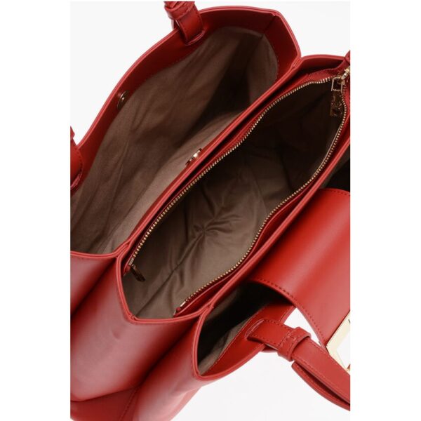 Moschino LOVE 3 Compartment Faux Leather Tote Bag - Image 4