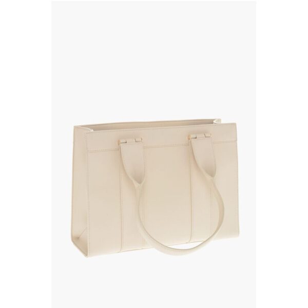 Moschino LOVE MOSCHINO Faux Leather Tote Bag with Logoed Bands - Image 2