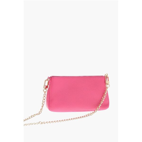 Moschino LOVE Textured Leather Shoulder Bag with Graffiti Logo-Print - Image 2