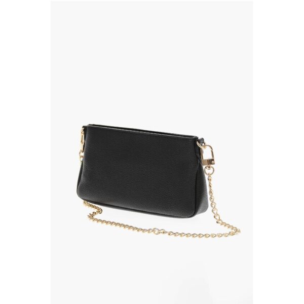 Moschino LOVE Textured Leather Shoulder Bag with Graffiti-Print - Image 2