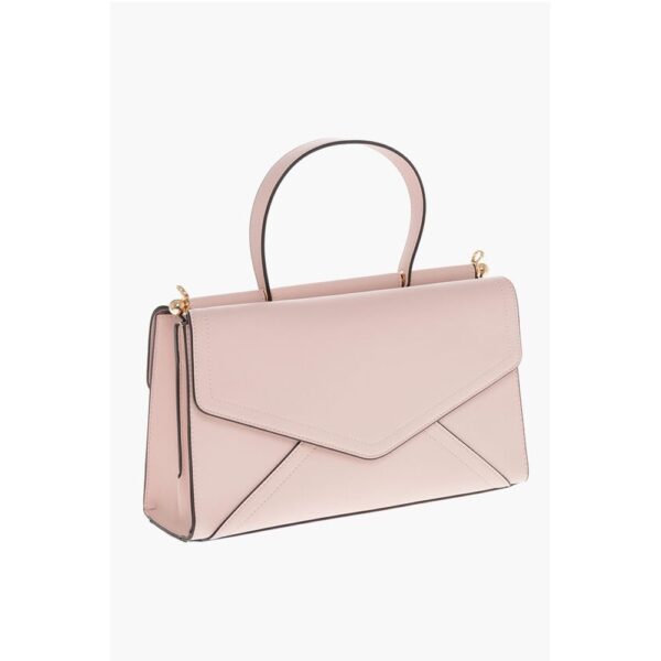 Moschino LOVE Faux Leather Envelope Bag with Removable Shoulder Strap - Image 2