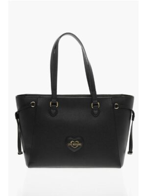 Moschino LOVE Saffiano Faux Leather Tote Bag