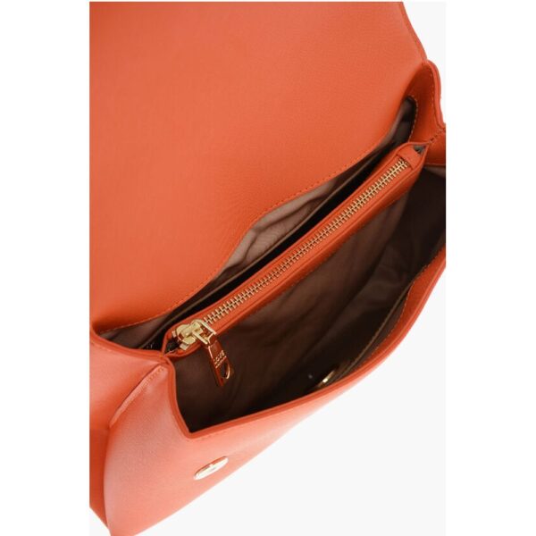 Moschino LOVE Saffiano Faux Leather Hande Bag with Removable Shoulder - Image 5