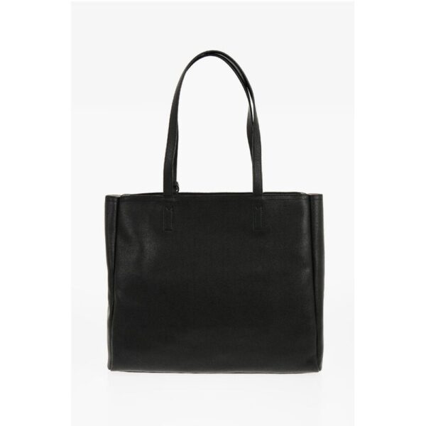 Moschino LOVE Faux Leather Shoulder Bag with Golden Logo - Image 2