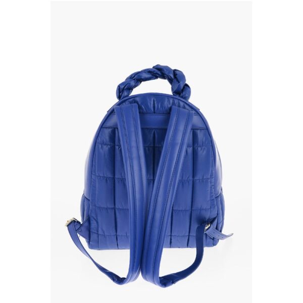 Moschino LOVE Quilted Nylon Backpack with Faux Leather Trims - Image 2