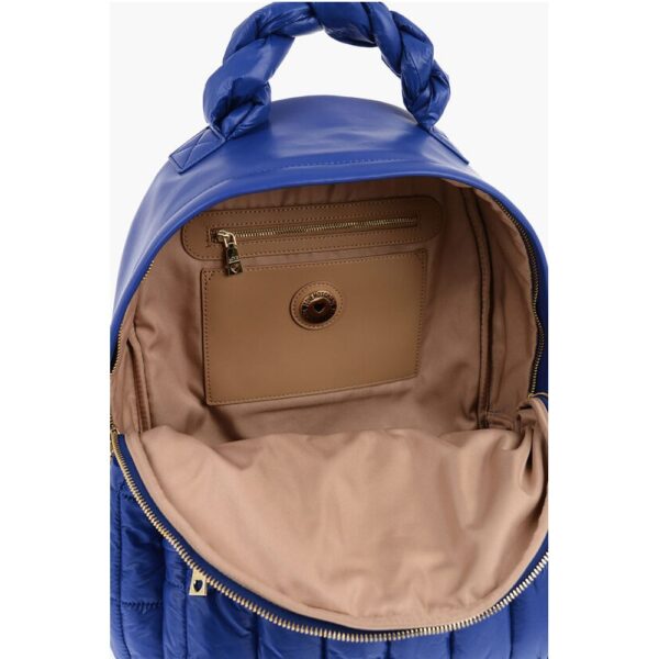 Moschino LOVE Quilted Nylon Backpack with Faux Leather Trims - Image 4