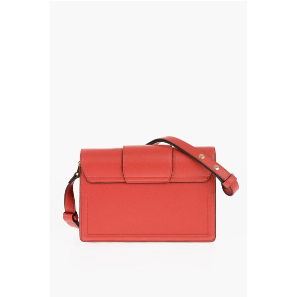 Moschino LOVE Faux Leather LOVE BRIDGE Shoulder Bag with Double Heart - Image 2