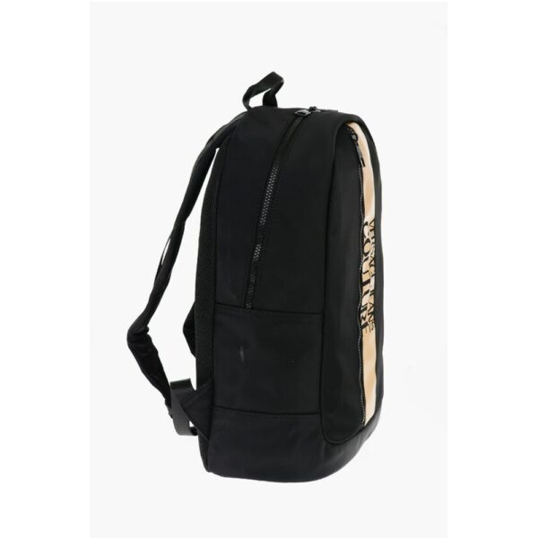 Versace JEANS COUTURE Nylon Backpack with Contrasting Logoed Detail - Image 2