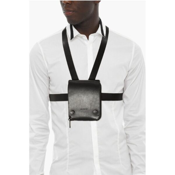 Neil Barrett Leather Pouch with Removable Straps - Image 3