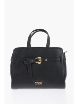 Versace JEANS COUTURE Faux Leather Handbag with Golden Buckle