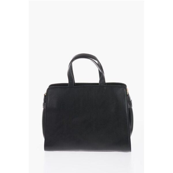 Versace JEANS COUTURE Faux Leather Handbag with Golden Buckle - Image 3