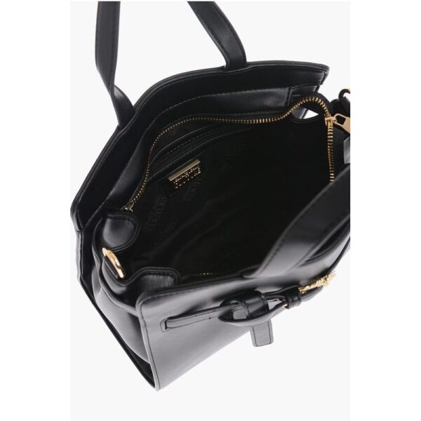 Versace JEANS COUTURE Faux Leather Handbag with Golden Buckle - Image 5