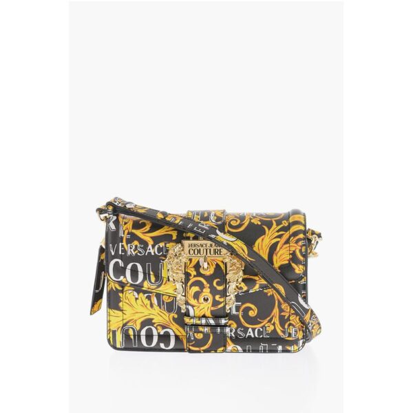 Versace JEANS COUTURE Saffiano Faux Leather Baroque Motif RANGE F wi