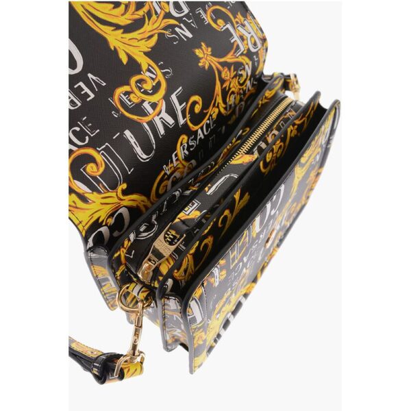 Versace JEANS COUTURE Saffiano Faux Leather Baroque Motif RANGE F wi - Image 3