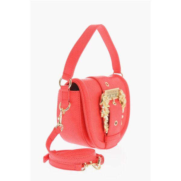 Versace JEANS COUTURE Texture Faux Leather Shoulder Bag with Maxi Go - Image 2