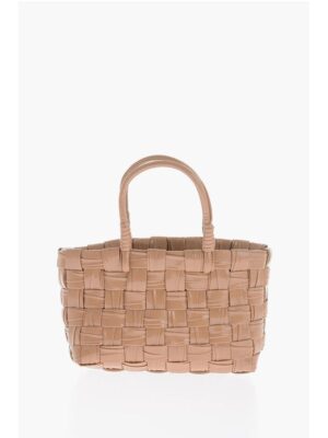 Dsquared² Glossy Handbag with Braided Design