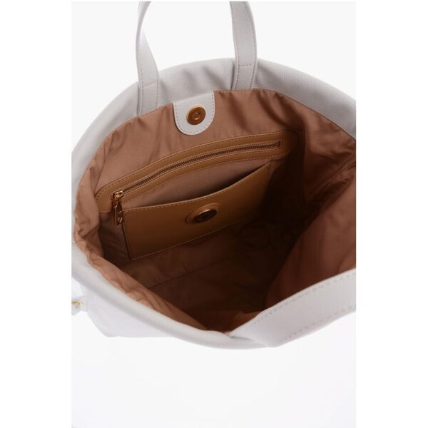 Moschino LOVE Faux Leather Handbag with Printed Logo - Image 4