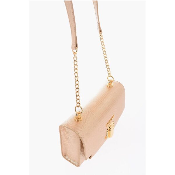 Moschino LOVE Metallic Faux Leather Shoulder Bag - Image 3