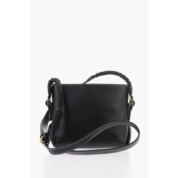Moschino LOVE Faux Leather Crossbody Bag with Braided Details - Image 2