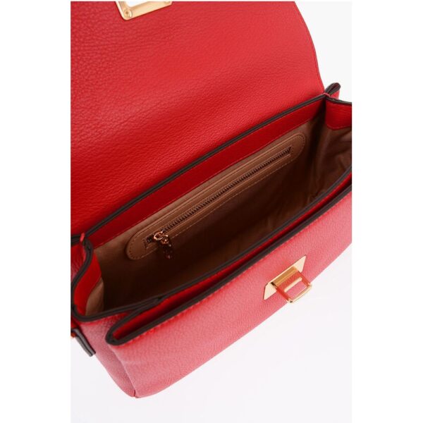 Moschino LOVE Faux Leather Shoulder Bag With Maxi Logo on the Back - Image 4