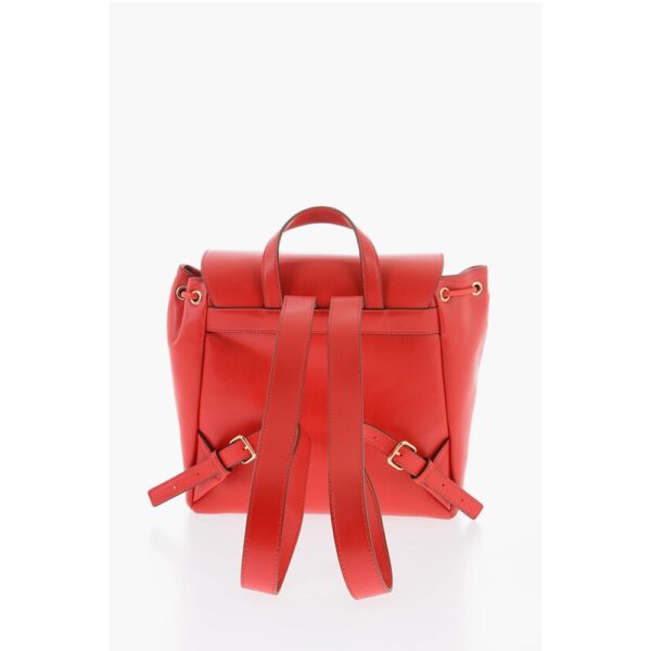 Moschino LOVE Faux Leather Backpack with Golden Logo - Image 2