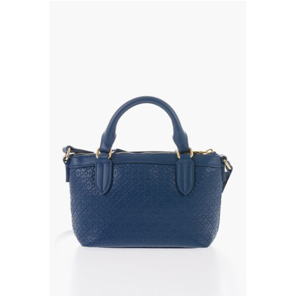 Moschino LOVE Faux Leather VALENTINA Crossbody Bag with all-Over Hear - Image 2