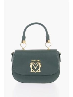 Moschino LOVE Faux Leather Handbag with Removable Shoulder Strap