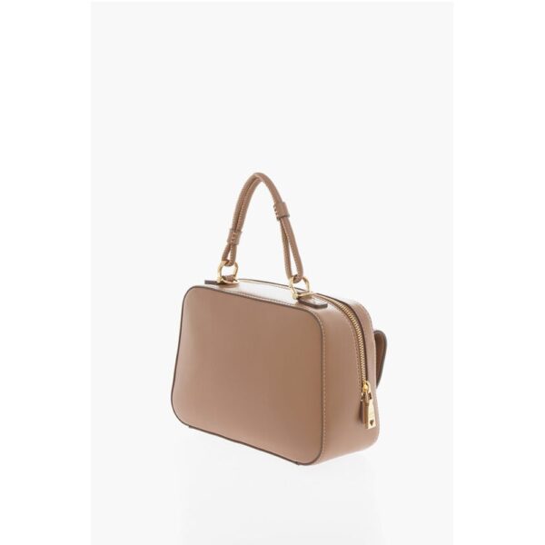 Moschino LOVE Faux Leather bag with braided Handle - Image 2