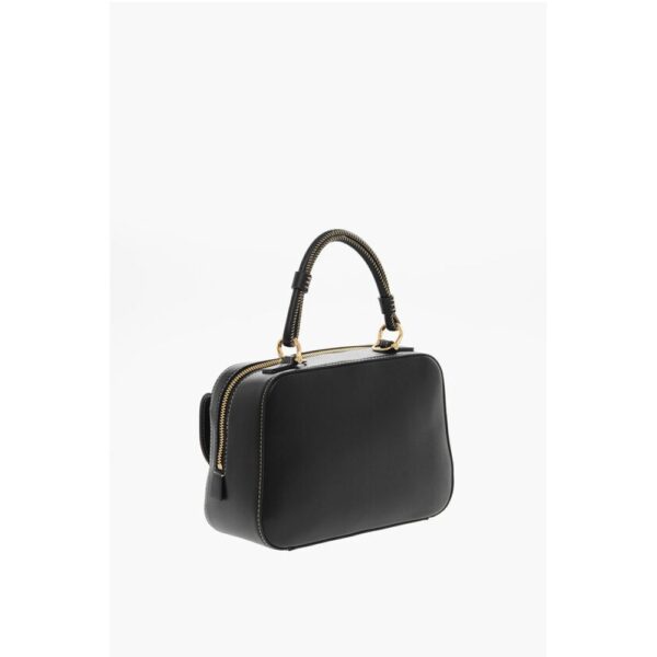 Moschino LOVE Faux Leather Handbag with Visible Stitching - Image 2