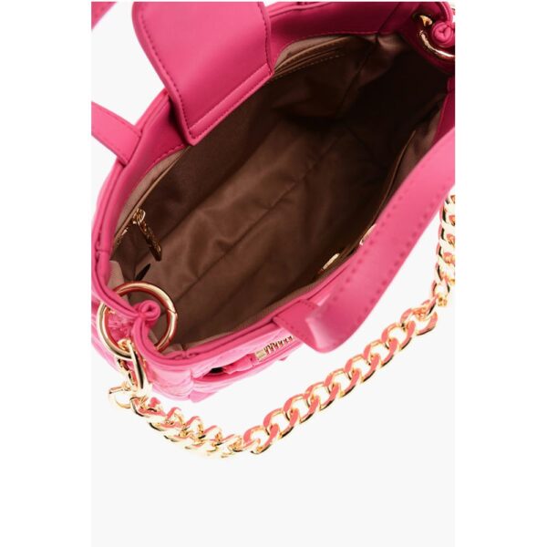 Moschino LOVE Faux Leather Quilted Mini Bag with Matching Pochette - Image 4